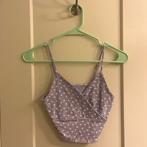 HOLLISTER Purple Cropped Tank